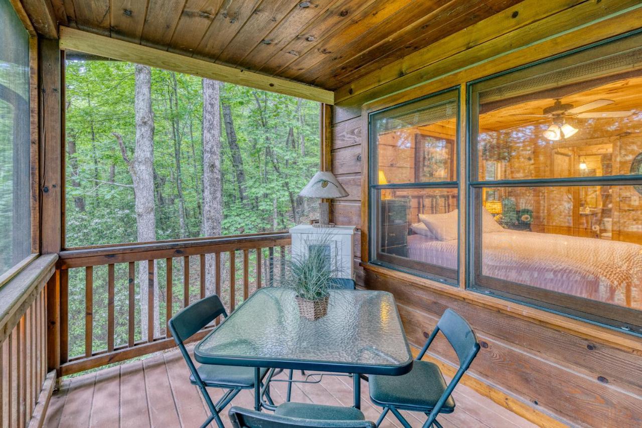 Secluded Sunrise Ridge-10 Min From Blue Ridge, King Beds, Hot Tub, 2 Porches, Fireplace Wood Burning, Mountain View, Cozy מראה חיצוני תמונה